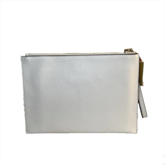 NWT - Michael Kors XL Zip Clutch Wristlet (LT Cream) - Picture 3 of 5